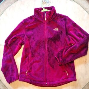 North Face fleece fuscia pink